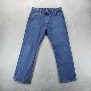 Wrangler Jeans Mens 34x30‎ Blue Cowboy Cut 13MWZ Western Rodeo American Denim